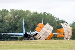 Υδατοπτώσεις flanker Sukhoi στοκ εικόνες με δικαίωμα ελεύθερης χρήσης Υδατοπτώσεις flanker Sukhoi στοκ εικόνες με δικαίωμα ελεύθερης χρήσης
