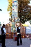 Υπάλληλοι καρναβαλιού που παίζουν ένα παιχνίδι καρναβαλιού στη Γερμανία στοκ εικόνες Υπάλληλοι καρναβαλιού που παίζουν ένα παιχνίδι καρναβαλιού στη Γερμανία στοκ εικόνες