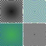 Υπνωτικοί κύκλοι καθορισμένοι Συλλογή των psychedelic σπειροειδών υποβάθρων Αφηρημένοι στρόβιλοι παραίσθησης ύπνωσης οπτικοί διάν διανυσματική απεικόνιση Υπνωτικοί κύκλοι καθορισμένοι Συλλογή των psychedelic σπειροειδών υποβάθρων Αφηρημένοι στρόβιλοι παραίσθησης ύπνωσης οπτικοί διάν διανυσματική απεικόνιση