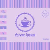 Φλυτζάνι του coffe με το saurce, πλαίσιο των φασολιών καφέ και του διανυσματικού εικονιδίου γεύσης απεικόνιση αποθεμάτων Φλυτζάνι του coffe με το saurce, πλαίσιο των φασολιών καφέ και του διανυσματικού εικονιδίου γεύσης απεικόνιση αποθεμάτων