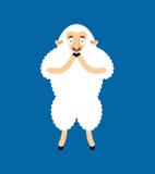 Φοβησμένο πρόβατα OMG Προβατίνα OH το emoji Θεών μου Εκφοβισμένο ζώο αγροκτημάτων Β απεικόνιση αποθεμάτων Φοβησμένο πρόβατα OMG Προβατίνα OH το emoji Θεών μου Εκφοβισμένο ζώο αγροκτημάτων Β απεικόνιση αποθεμάτων