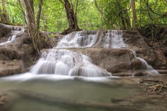 Φράγμα Srinakarin καταρρακτών της Mae Kamin Huai σε Kanchanaburi στοκ εικόνες Φράγμα Srinakarin καταρρακτών της Mae Kamin Huai σε Kanchanaburi στοκ εικόνες