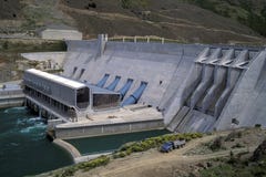 φράγμα υδρο Νέα Ζηλανδία Στοκ Εικόνες φράγμα υδρο Νέα Ζηλανδία Στοκ Εικόνες