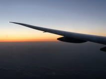 Φτερό αεροσκαφών στοκ εικόνα με δικαίωμα ελεύθερης χρήσης Φτερό αεροσκαφών στοκ εικόνα με δικαίωμα ελεύθερης χρήσης