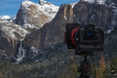 Φωτογράφιση της κοιλάδας Yosemite στοκ εικόνες Φωτογράφιση της κοιλάδας Yosemite στοκ εικόνες