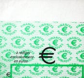 Φόροι στην επιταγή της Γαλλίας που εκδίδεται από την κατεύθυνση Generale des Fina στοκ εικόνες Φόροι στην επιταγή της Γαλλίας που εκδίδεται από την κατεύθυνση Generale des Fina στοκ εικόνες