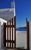 Χαριτωμένο παρεκκλησι σε Santorini, Ελλάδα στοκ εικόνες Χαριτωμένο παρεκκλησι σε Santorini, Ελλάδα στοκ εικόνες
