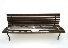 χιόνι πάγκων Στοκ φωτογραφία με δικαίωμα ελεύθερης χρήσης χιόνι πάγκων Στοκ φωτογραφία με δικαίωμα ελεύθερης χρήσης