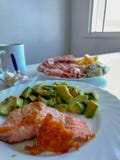 Χρόνος Brunch: υγιή και νόστιμα τρόφιμα στοκ εικόνες Χρόνος Brunch: υγιή και νόστιμα τρόφιμα στοκ εικόνες