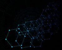 Абстрактная высокая технология как предпосылка иллюстрация штока Абстрактная высокая технология как предпосылка иллюстрация штока