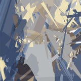 Абстрактная картина с острыми линиями на темной предпосылке иллюстрация вектора Абстрактная картина с острыми линиями на темной предпосылке иллюстрация вектора