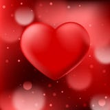 Абстрактная красная предпосылка bokeh с ровным реалистическим сердцем бесплатная иллюстрация Абстрактная красная предпосылка bokeh с ровным реалистическим сердцем бесплатная иллюстрация