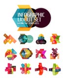 Абстрактная предпосылка, геометрические infographic шаблоны варианта иллюстрация штока Абстрактная предпосылка, геометрические infographic шаблоны варианта иллюстрация штока