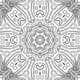 Абстрактное нарисованное вручную Mandala-01 иллюстрация вектора Абстрактное нарисованное вручную Mandala-01 иллюстрация вектора