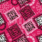 Абстрактный африканский стиль безшовный с картиной кожи дикого животного бесплатная иллюстрация Абстрактный африканский стиль безшовный с картиной кожи дикого животного бесплатная иллюстрация