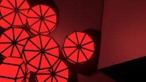 Абстрактный красный цвет 3d barrels предпосылка иллюстрация вектора Абстрактный красный цвет 3d barrels предпосылка иллюстрация вектора