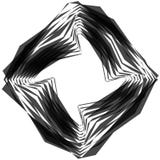 Абстрактный круговой элемент Monochrome геометрическая иллюстрация внутри Стоковые Изображения RF Абстрактный круговой элемент Monochrome геометрическая иллюстрация внутри Стоковые Изображения RF