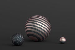 Абстрактный перевод 3d сфер Стоковая Фотография Абстрактный перевод 3d сфер Стоковая Фотография