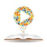 Абстрактный творческий значок игры вектора концепции при книга для сети и передвижных применений изолированная на предпосылке век иллюстрация вектора Абстрактный творческий значок игры вектора концепции при книга для сети и передвижных применений изолированная на предпосылке век иллюстрация вектора