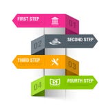 Абстрактный шаблон infographics темы банка бесплатная иллюстрация Абстрактный шаблон infographics темы банка бесплатная иллюстрация