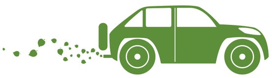 Принципиальная схема eco-car бесплатная иллюстрация Принципиальная схема eco-car бесплатная иллюстрация