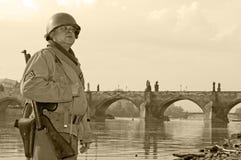 американский воин стоковая фотография американский воин стоковая фотография