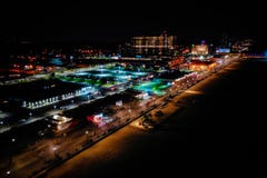 Антенна захода солнца в парке Asbury вечером стоковая фотография rf Антенна захода солнца в парке Asbury вечером стоковая фотография rf