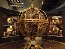 Армиллярная сфера на музее Galileo в Флоренсе стоковая фотография Армиллярная сфера на музее Galileo в Флоренсе стоковая фотография