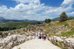 Археологические раскопки Mycenae, Греции стоковая фотография rf Археологические раскопки Mycenae, Греции стоковая фотография rf