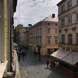 Архитектура украинского города Львова стоковые фотографии rf Архитектура украинского города Львова стоковые фотографии rf