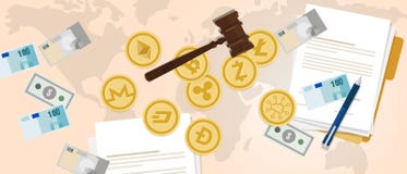 Аспект закона законный валюты установленного bitcoin монетки секретный-валюты цифровой бесплатная иллюстрация Аспект закона законный валюты установленного bitcoin монетки секретный-валюты цифровой бесплатная иллюстрация