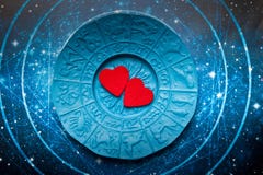 Астрология и влюбленность иллюстрация штока Астрология и влюбленность иллюстрация штока