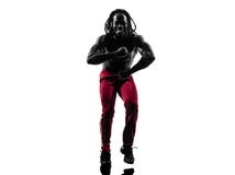 Африканский человек работая силуэт танцев zumba фитнеса стоковое фото Африканский человек работая силуэт танцев zumba фитнеса стоковое фото