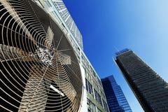 Блок Манхаттан Нью-Йорк Contidioner городского воздуха HVAC напольный стоковое изображение Блок Манхаттан Нью-Йорк Contidioner городского воздуха HVAC напольный стоковое изображение