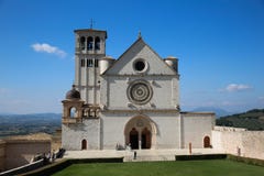 Базилика Св.а Франциск Св. Франциск Базилики di Сан Francesco в Assisi стоковое фото Базилика Св.а Франциск Св. Франциск Базилики di Сан Francesco в Assisi стоковое фото