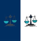 Баланс, закон, потеря, выгода, значки Квартира и линия заполненный значок установили предпосылку вектора голубую иллюстрация штока Баланс, закон, потеря, выгода, значки Квартира и линия заполненный значок установили предпосылку вектора голубую иллюстрация штока