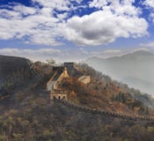 Башни Великой Китайской Стены Китая tele стоковые фото Башни Великой Китайской Стены Китая tele стоковые фото