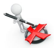 Белый 3d человек - символ Красного Креста бесплатная иллюстрация Белый 3d человек - символ Красного Креста бесплатная иллюстрация
