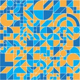 Безшовная геометрическая красочная плоская картина иллюстрация вектора Безшовная геометрическая красочная плоская картина иллюстрация вектора