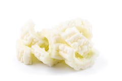Белая горькие дыня и кусок изолированные на белой предпосылке стоковые изображения rf Белая горькие дыня и кусок изолированные на белой предпосылке стоковые изображения rf