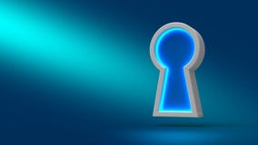 белизна обеспеченностью предпосылки изолированная принципиальной схемой Keyhole simbol 3d на сини бесплатная иллюстрация белизна обеспеченностью предпосылки изолированная принципиальной схемой Keyhole simbol 3d на сини бесплатная иллюстрация