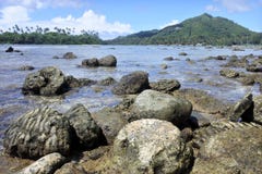 Благоустраивайте взгляд гавани Ngatangila в Острова Кука Rarotonga Стоковые Фотографии RF Благоустраивайте взгляд гавани Ngatangila в Острова Кука Rarotonga Стоковые Фотографии RF
