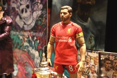 Близкая поднимающая вверх съемка Gerrard в фигурке стоковое изображение rf Близкая поднимающая вверх съемка Gerrard в фигурке стоковое изображение rf