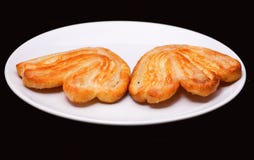 2 более palmier печенья с сахаром Стоковые Фото