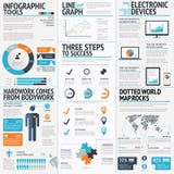 Большой комплект infographic вектора EPS10 элементов Большой комплект infographic вектора EPS10 элементов