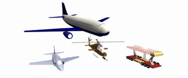 2 боевого самолета, один вертолет боя, механически след низко-поли модель 3D иллюстрация штока 2 боевого самолета, один вертолет боя, механически след низко-поли модель 3D иллюстрация штока