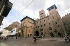 Болонья, Италия - Palazzo del Podesta стоковое фото Болонья, Италия - Palazzo del Podesta стоковое фото