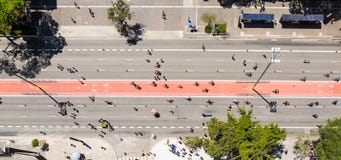 Бульвар Paulista, Сан-Паулу, Бразилия стоковые фотографии rf Бульвар Paulista, Сан-Паулу, Бразилия стоковые фотографии rf