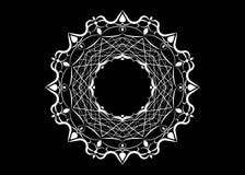 Бумажный doily шнурка Мандала вырезывания лазера Белый орнамент силуэта Круговой орнамент Круглая решетка Шаблон вектора для бума бесплатная иллюстрация Бумажный doily шнурка Мандала вырезывания лазера Белый орнамент силуэта Круговой орнамент Круглая решетка Шаблон вектора для бума бесплатная иллюстрация