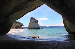 Бухта собора на Coromandel в северном острове, Новой Зеландии стоковое фото Бухта собора на Coromandel в северном острове, Новой Зеландии стоковое фото